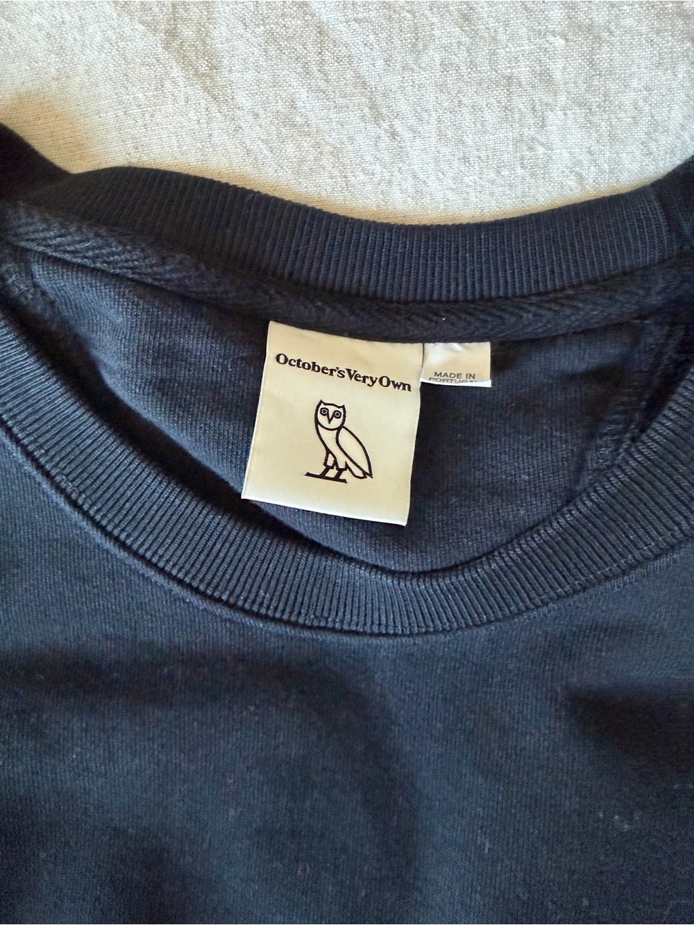 Men's Black OVO Crewneck Sweater